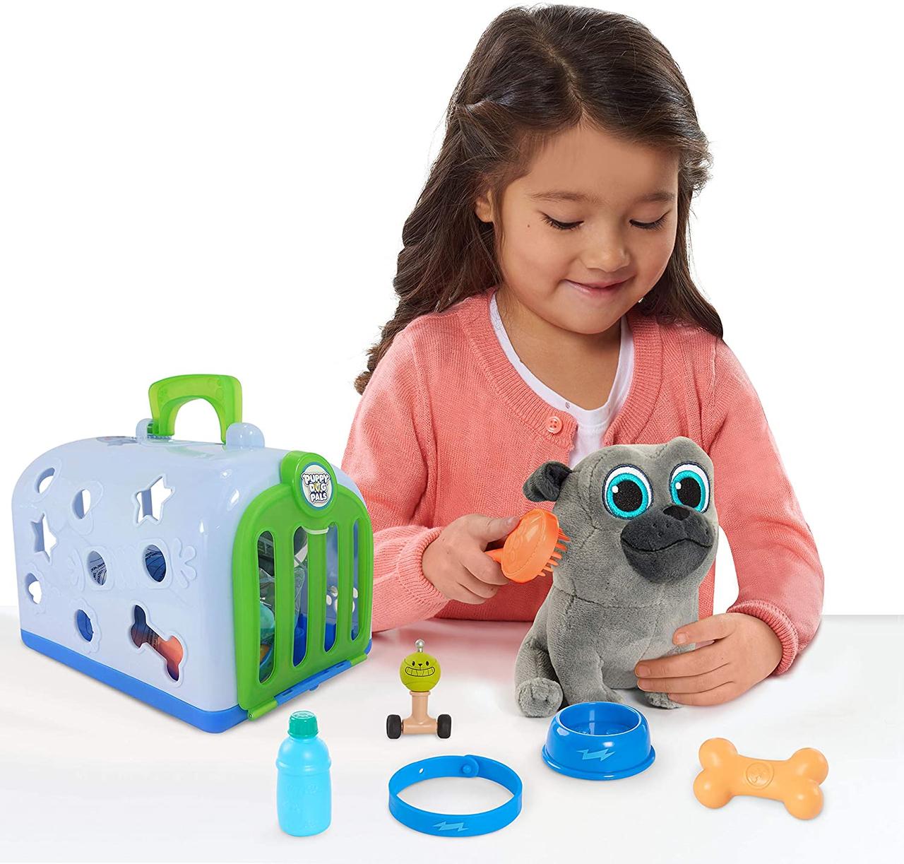 Дружні мопси Бінго в перенесенні Puppy Dog Bingo