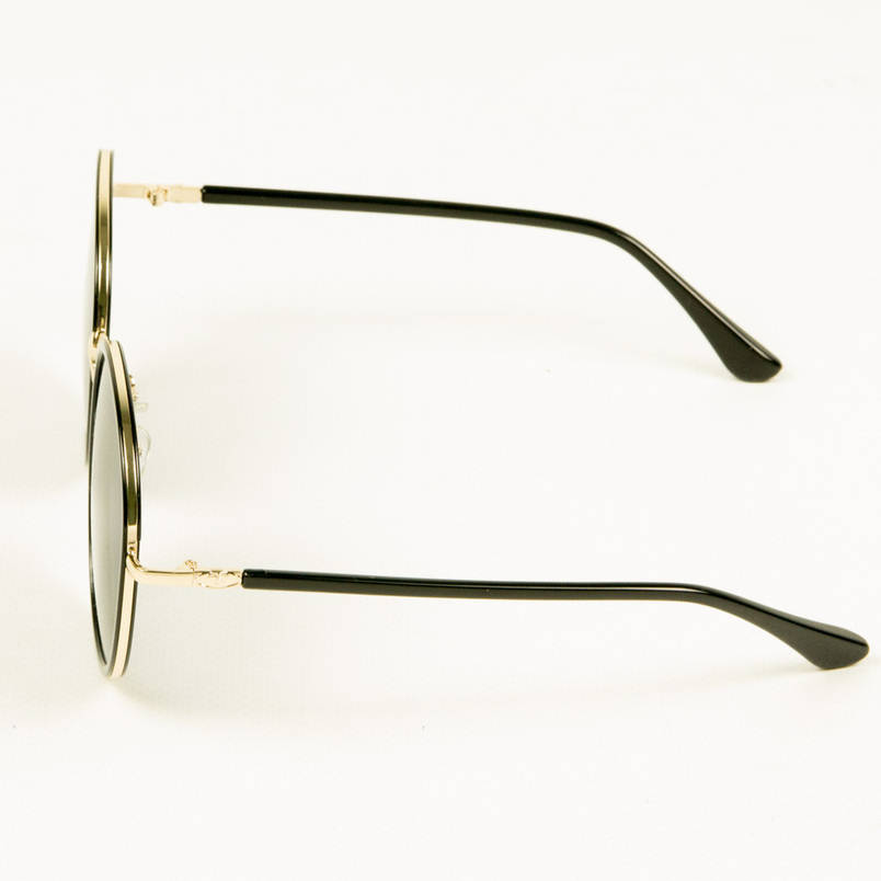 Сонцезахисні окуляри унісекс чорні - 893/4, фото 3