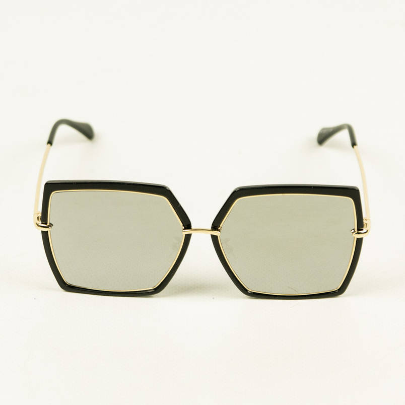 Оптом солнцезащитные квадратные очки зеркальные - 899/3, фото 2