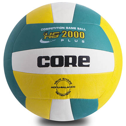М'яч волейбольний PU CORE HYBRID CRV-029 (PU, №5, 3 шари, зшитий машинним способом), фото 2