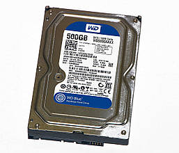 Жесткий диск Western Digital Caviar Blue 500 Гб 16Мб WD5000AAKX SATA III (б/у)