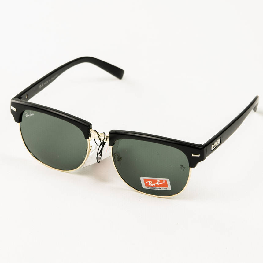 Сонцезахисні окуляри Ray-Ban Clubmaster зі скляною лінзою - 1065, фото 2