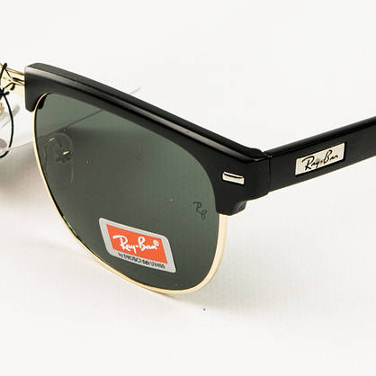 Сонцезахисні окуляри Ray-Ban Clubmaster зі скляною лінзою - 1065, фото 3