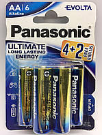 Батарейки Panasonic EVOLTA LR06 AA (лужні)