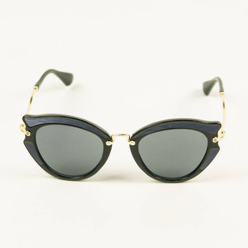 Сонцезахисні жіночому окуляри котяче око - Чорні - 1561/3, фото 2