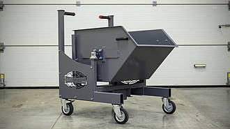 Візок для металевої стружки перекидний