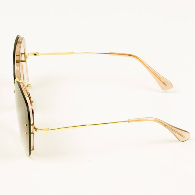 Якісні стильні сонцезахисні окуляри Коричневі - 1817, фото 3