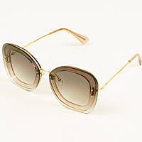 Качественные стильные солнцезащитные очки - Коричневые - 1817