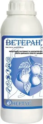 Системно-контактний-кишковий інсектицид Ветеран 1л (Моспілан) Нертус, фото 1