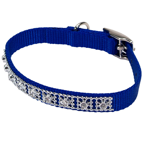 Нашийник зі стразами для собак Coastal Jeweled (03201_BLU10)