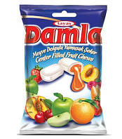 Упаковка жевательных конфет Tayas Damla Soft Candy New Апельсин, клубника, кислая вишня 1кг