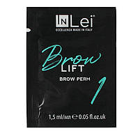 Перманентний склад для брів InLei "Brow Lift 1" 1.5 мл, фото 2