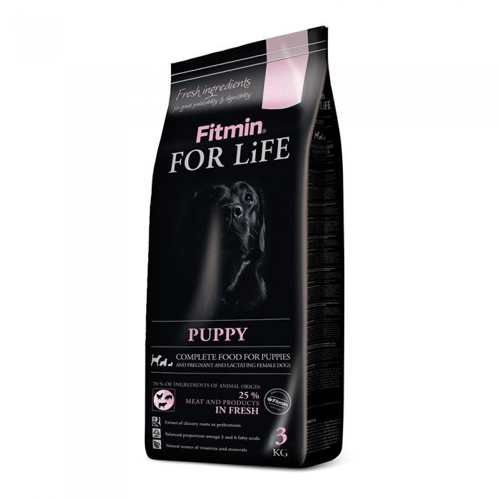 Сухий корм для цуценят, вагітних та годуючих собак усіх порід Fitmin For Life Puppy all breeds 3 кг