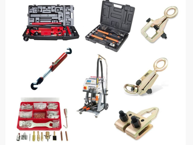 Комплект обладнання для рихтування авто 8ед. Під Ключ