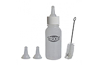 Набор для кормления животных (бутылочка с ершиком и 3-мя сосками) 57мл, Trixie TX-4193