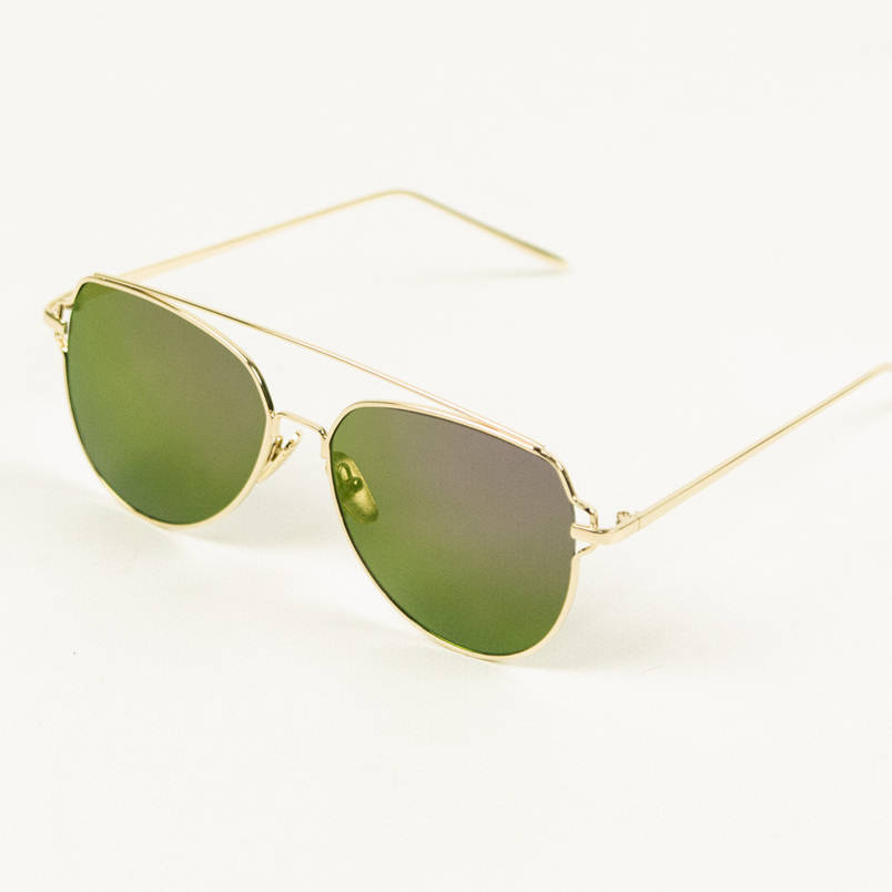 Окуляри сонцезахисні дзеркальні унісекс - Дзеркальні - 3785/1, фото 1