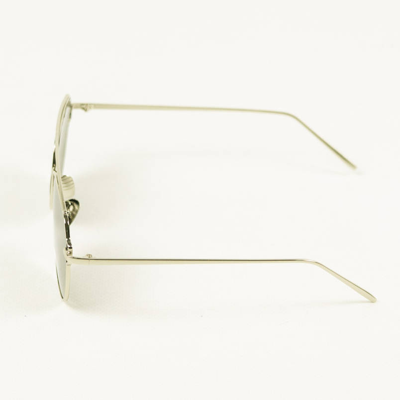 Окуляри сонцезахисні унісекс — Сріблясті із сірими дзеркальними лінзами 3785/3, фото 3