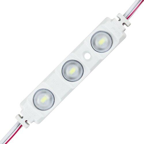 Світлодіодний модуль BRT XG19 5630-3 led W 1,5 W 6500K, 12В, IP65 білий з лінзою півсфера