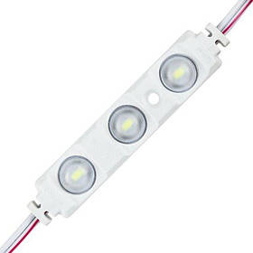 Світлодіодний модуль BRT XG19 5630-3 led W 1,5 W 6500K, 12В, IP65 білий з лінзою півсфера