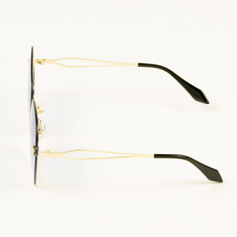 Модні жіночі окуляри з синіми лінзами - 3837, фото 3