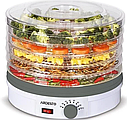 Сушарка для овочів і фруктів FOOD DEHYDRATOR WF260 500 W Біла, фото 4