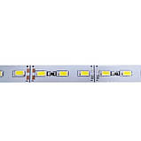 Світлодіодна лінійка BRT 5630-72 led WW 24W 3500K, 12В, IP20 теплий білий зі скотчем, фото 3