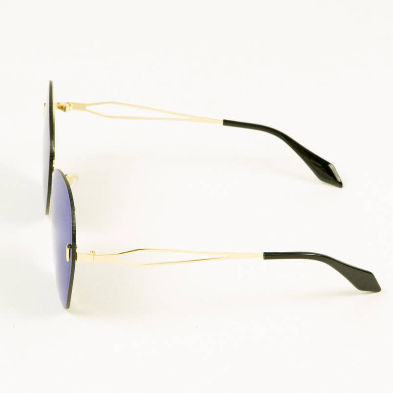 Жіночі дзеркальні окуляри від сонця - 3837/2, фото 3