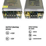Блок питания OEM DC12 240W 20А STR-240 узкий, фото 4