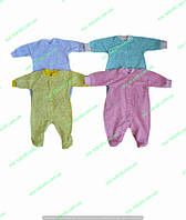 Человечки для новорожденных,одежда для новорожденных,детский комсомольский трикотаж от производителя,начес Унисекс, р24