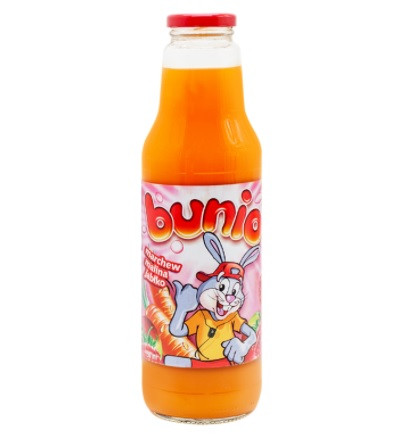 Сік дитячий Bunio Marchew, Malina, Jablko Морква, Малина, Яблуко 750 мл Польща