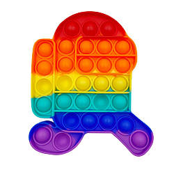 Іграшка-антистрес POP IT ANTYSTRESOWYCH PUSH BUBBLE POPIT Поп іт, pop it, сенсорна іграшка колір на вибір