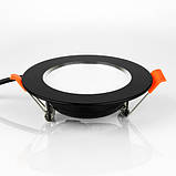 Світильник світлодіодний Biom DF-6B 6Вт чорний круглий 5000К, фото 2