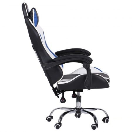 Игровое кресло VR Racer Dexter Frenzy механизм Relax кожзам черный с синими вставками (AMF-ТМ) - фото 3 - id-p1411866769