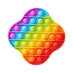 Іграшка-антистрес POP IT ANTYSTRESOWYCH PUSH BUBBLE POPIT Поп іт, pop it, сенсорна іграшка колір на вибір