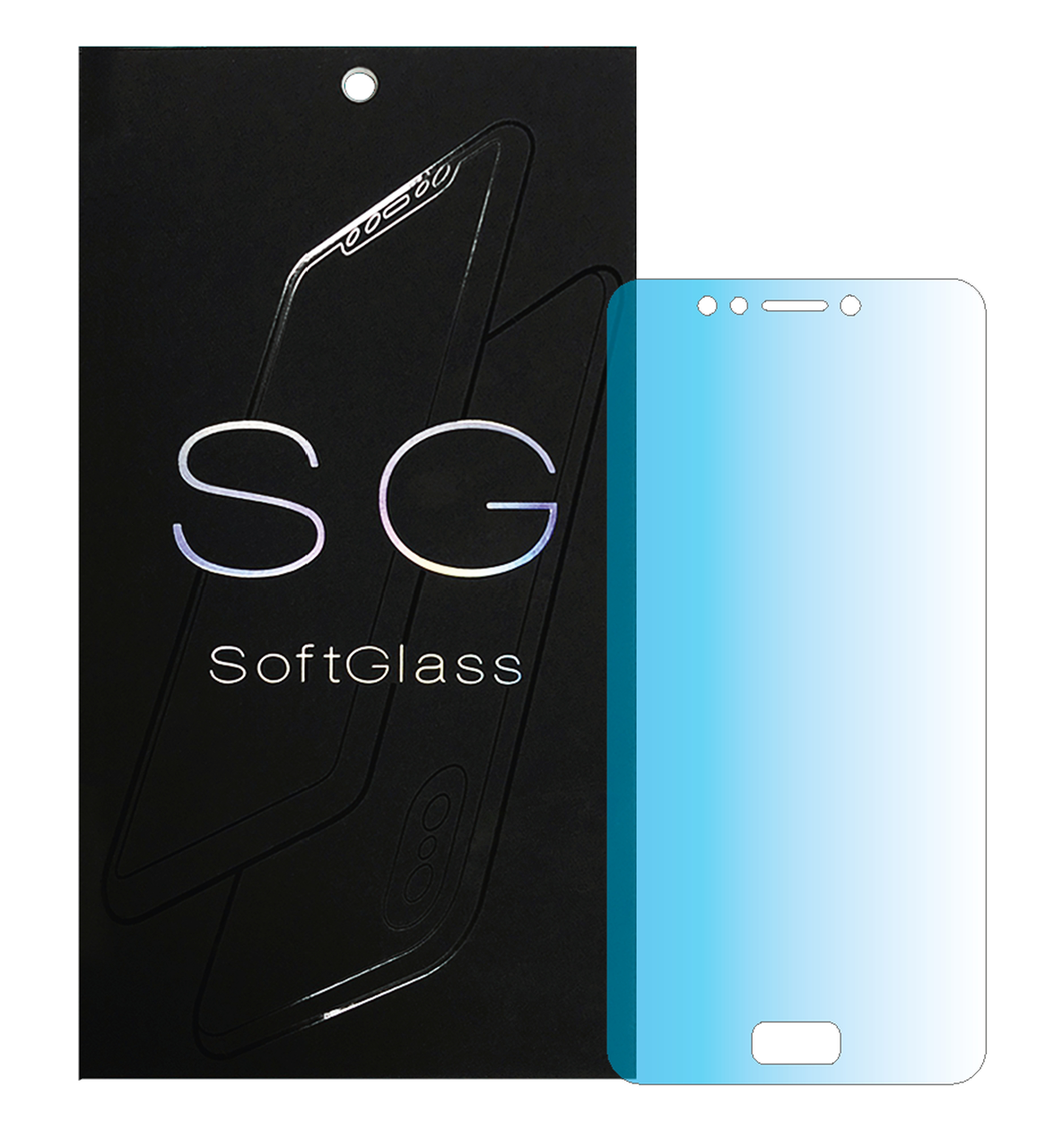 Бронеплівка для Asus Zenfone 4 Max ZC520KL на екран зносостійка поліуретанова SoftGlass, фото 1