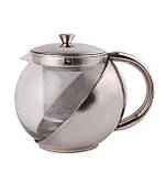 Чайник для заварювання чаю 750 мл EDENBERG FRU-367Чайник заварник скляний, фото 5