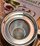 Чайник для заварювання чаю 750 мл EDENBERG FRU-367Чайник заварник скляний, фото 3