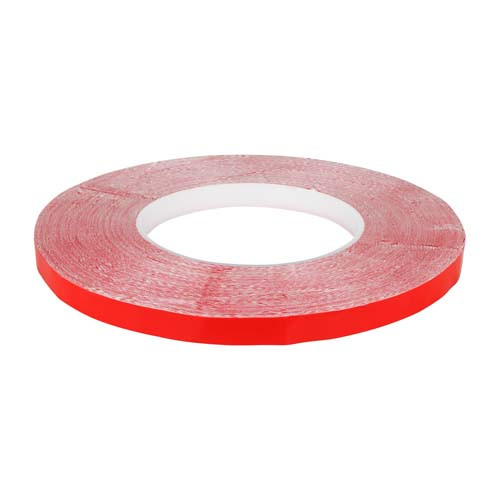 Скотч AT-2s-200-95-50-RED (9,5 мм х 50м) тканинна основа, червоний, фото 1