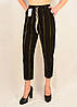 Жіночі укорочені літні лляні штани в смужку XL — 4XL Kenalin, фото 4