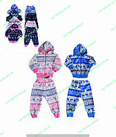 Мягкий теплый детский костюм для новорожденных, ясельный набор махровый, комплект для малышей девочка, 24