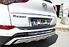 Накладка на задній бампер EuroCap 2016-2018 (ABS) для Hyundai Tucson TL рр від VLF комп., фото 7