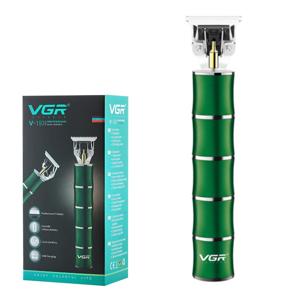 Триммер Професійний для стрижки волосся і бороди VGR V 193 Акумуляторна Машинка, фото 1