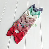 Замша стрейчева на трикотажі БЛІДО-МОЛОЧНА, 20х27, Китай, фото 2