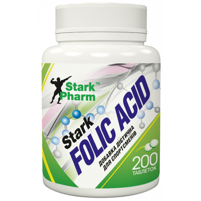 Folic Acid 400 мкг Stark Pharm 200 таб