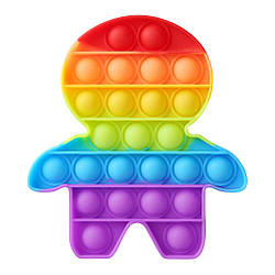 Іграшка-антистрес POP IT ANTYSTRESOWYCH PUSH BUBBLE POPIT Поп іт, pop it, сенсорна іграшка колір на вибір