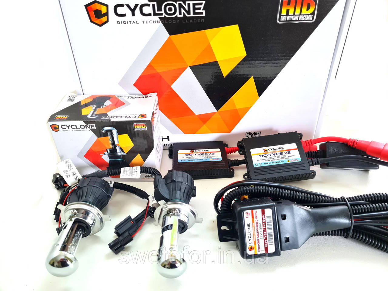 Біксенон комплект Cyclon лампи H4 дальній-ближній.