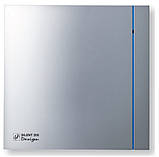 Витяжний вентилятор для ванної Soler & Palau SILENT 100 CZ SILVER DESIGN сірий, фото 3