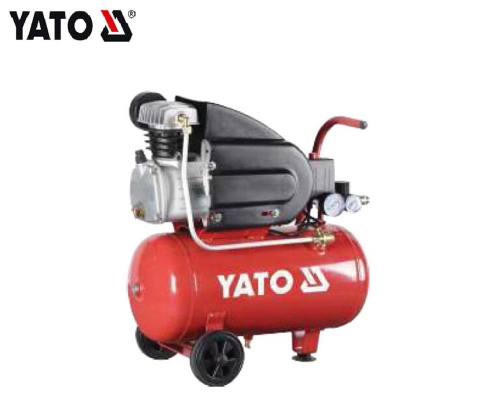 Компресор YATO 230B 1.5Вт тиск 8Bar 150л/хв ресивер 24л