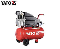Компресор YATO 230B 1.5Вт тиск 8Bar 150л/хв ресивер 24л