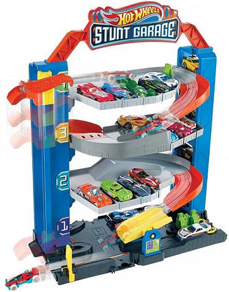 Гараж для машинок Hot Wheels чотириповерховий (GNL70)